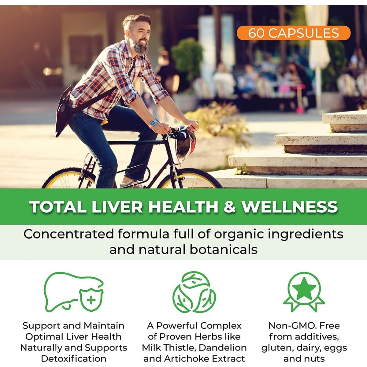 Forestleaf Liver Detox Cleanse Milk Thistle Supplement 1 PACK 60ct - Suppviv