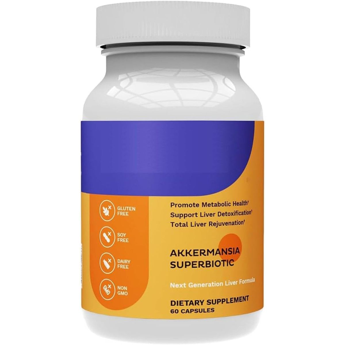 FOTN Liver Support Supplement, Liver Dietary Supplement (60 Capsules) - Suppviv