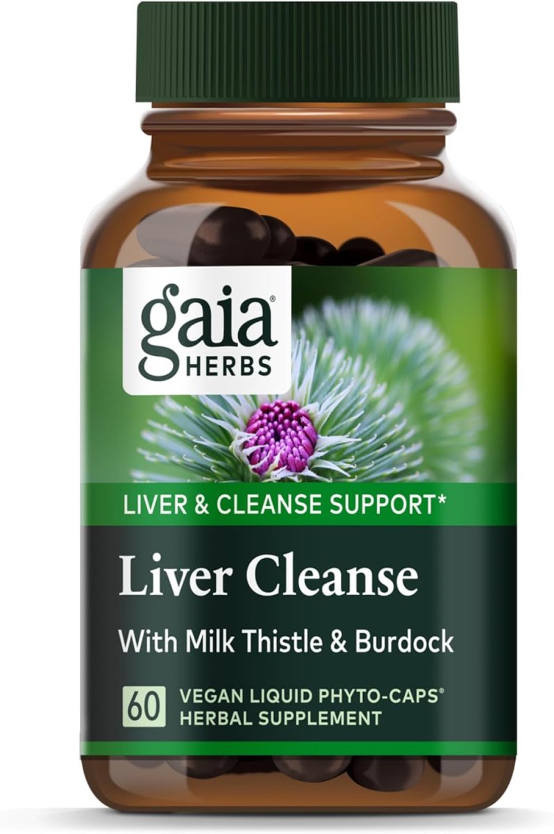 Gaia Herbs Liver Cleanse - Liver Health Support Herbal Supplement (30 Servings) - Suppviv