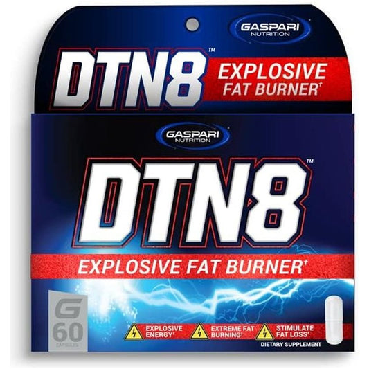 Gaspari Nutrition DTN8: Explosive Fat Burner, Energy & Focus, Adrenal (60 Capsules) - Suppviv