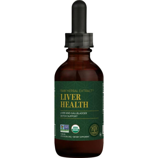 Global Healing Liver Health - Organic Milk Thistle Supplement (2 Fl Oz) - Suppviv