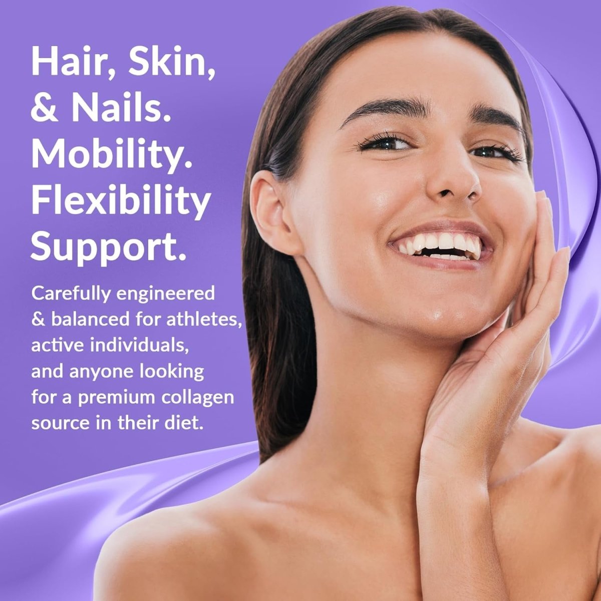 Granite Supplements Collagen Peptides Powder - Hair Skin and Nails Vitamins 16Oz - Suppviv