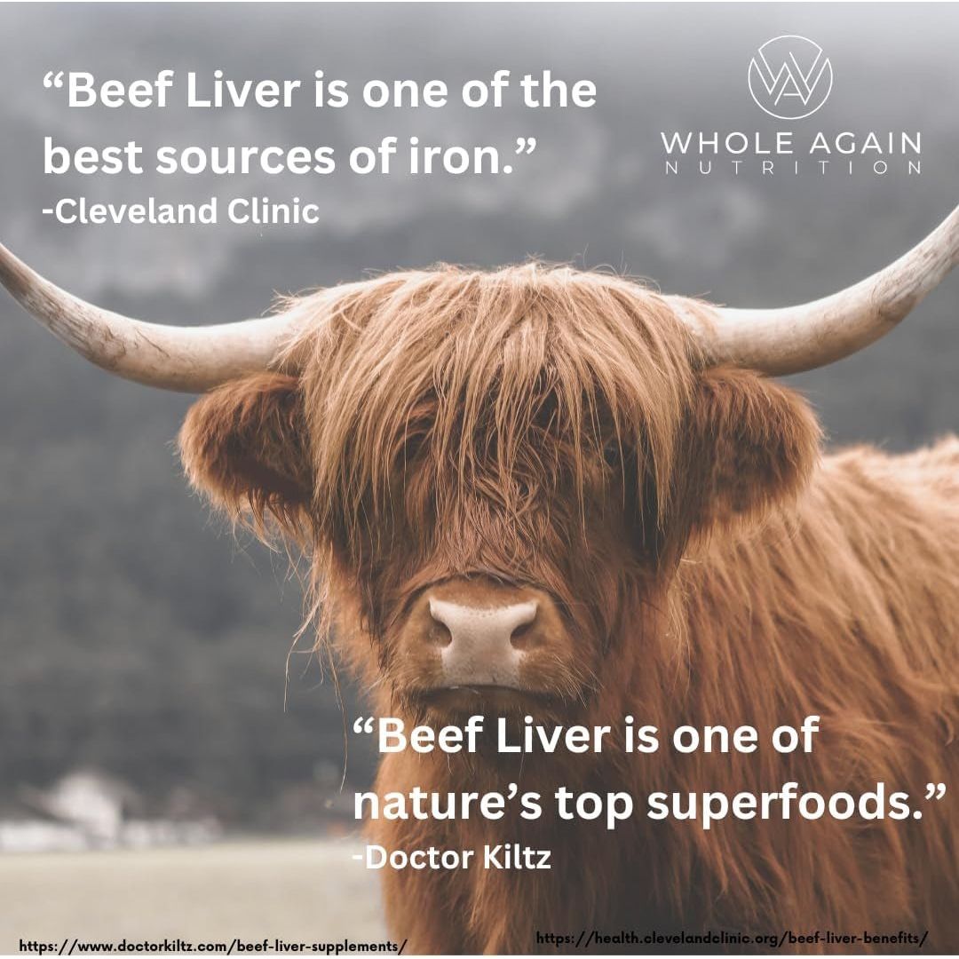 Grass Fed Beef Liver Capsules - 100% Pasture Raised (120 Count/3,000Mg Serving ) - Suppviv