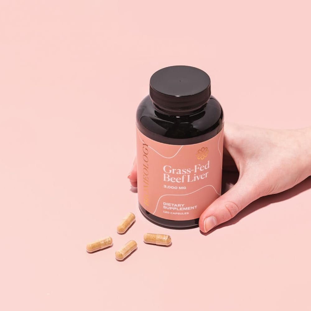 Grass - Fed Beef Liver Capsules (120 Pills, 750Mg) for Wellness & Fertility Support - Suppviv