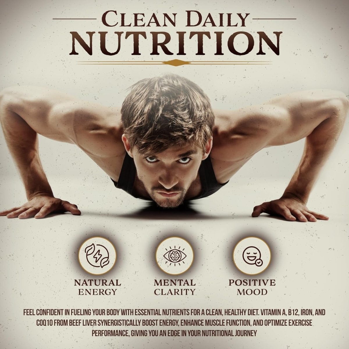 Grass Fed Beef Liver Capsules, 180 Freeze Dried Liver Pills (3000 Mg) - Suppviv