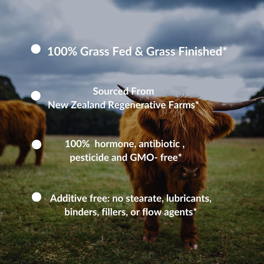 Grass Fed Beef Liver Capsules Supports Energy Production, Aids Full Body Wellness - Suppviv