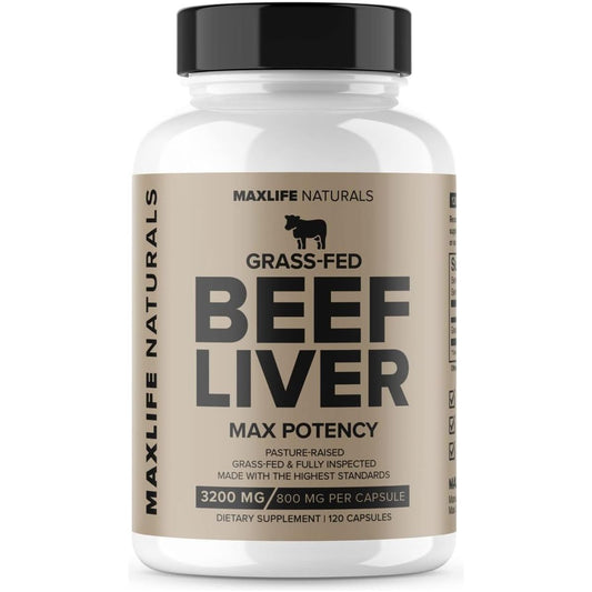 Grass Fed Beef Liver (Desiccated) 3200Mg - Beef Liver Supplement - Suppviv