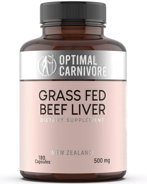 Grass - fed Beef Liver Supplement, Desiccated Beef Liver Capsules - Suppviv