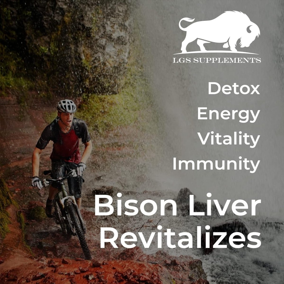 Grass Fed Bison Liver Capsules - Liver Health Supplement, 3000Mg - Suppviv