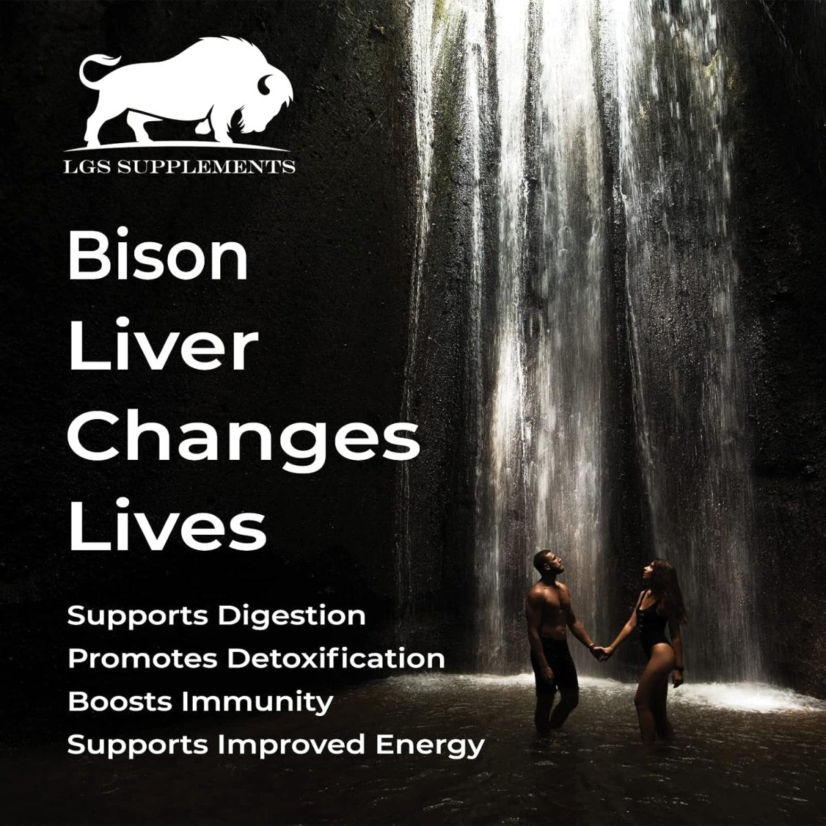 Grass Fed Bison Liver Capsules - Liver Health Supplement, 3000Mg - Suppviv
