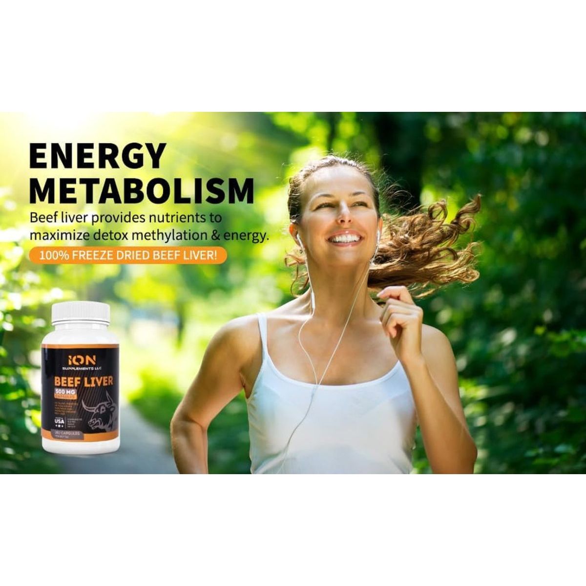 Grass Fed Organic Beef Liver 180 Capsule 1 PACK - Suppviv