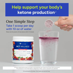 Gundry MD MCT Wellness Powder to Support Energy, Ketone Production and Brain Health,(30 Servings) - Suppviv