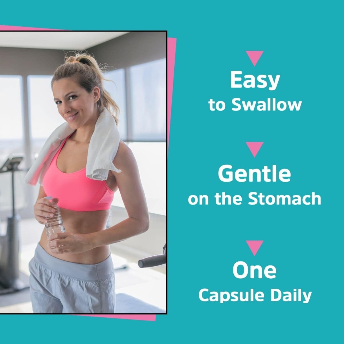 Gutcha Hyaluronic Acid, Ultra Strength with Vitamin C, Low Molecular Weight, Anti - Aging Formula 120 Caps - Suppviv