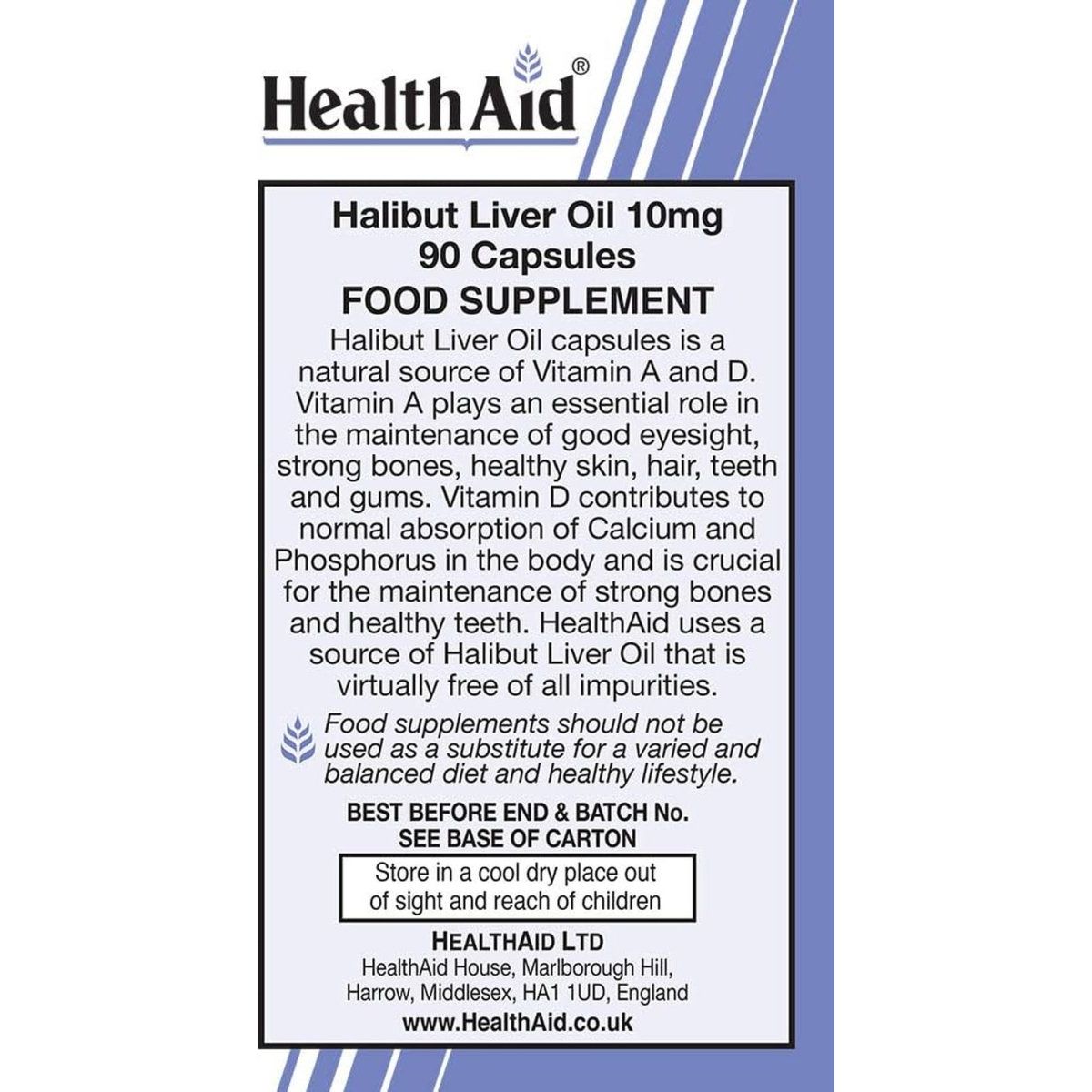 Halibut Liver Oil - 90 Capsules - Suppviv