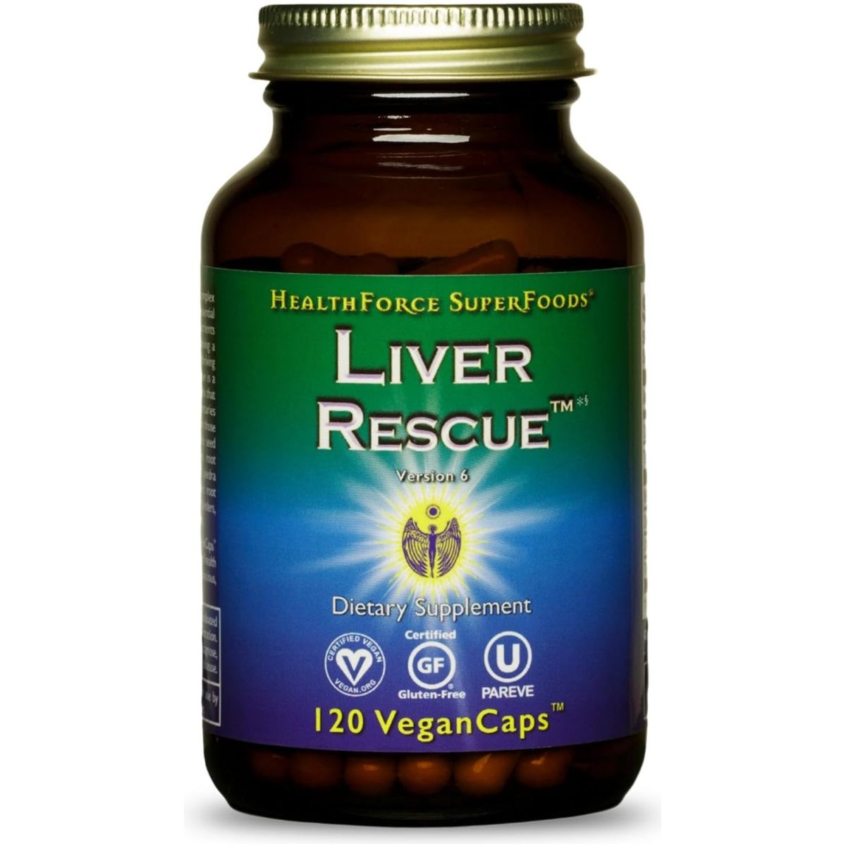 Healthforce Superfoods Liver Rescue - Natural Liver Cleanse (120 Capsules) - Suppviv