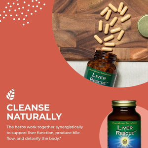 Healthforce Superfoods Liver Rescue - Natural Liver Cleanse (120 Capsules) - Suppviv