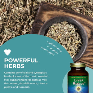 Healthforce Superfoods Liver Rescue - Natural Liver Cleanse (120 Capsules) - Suppviv