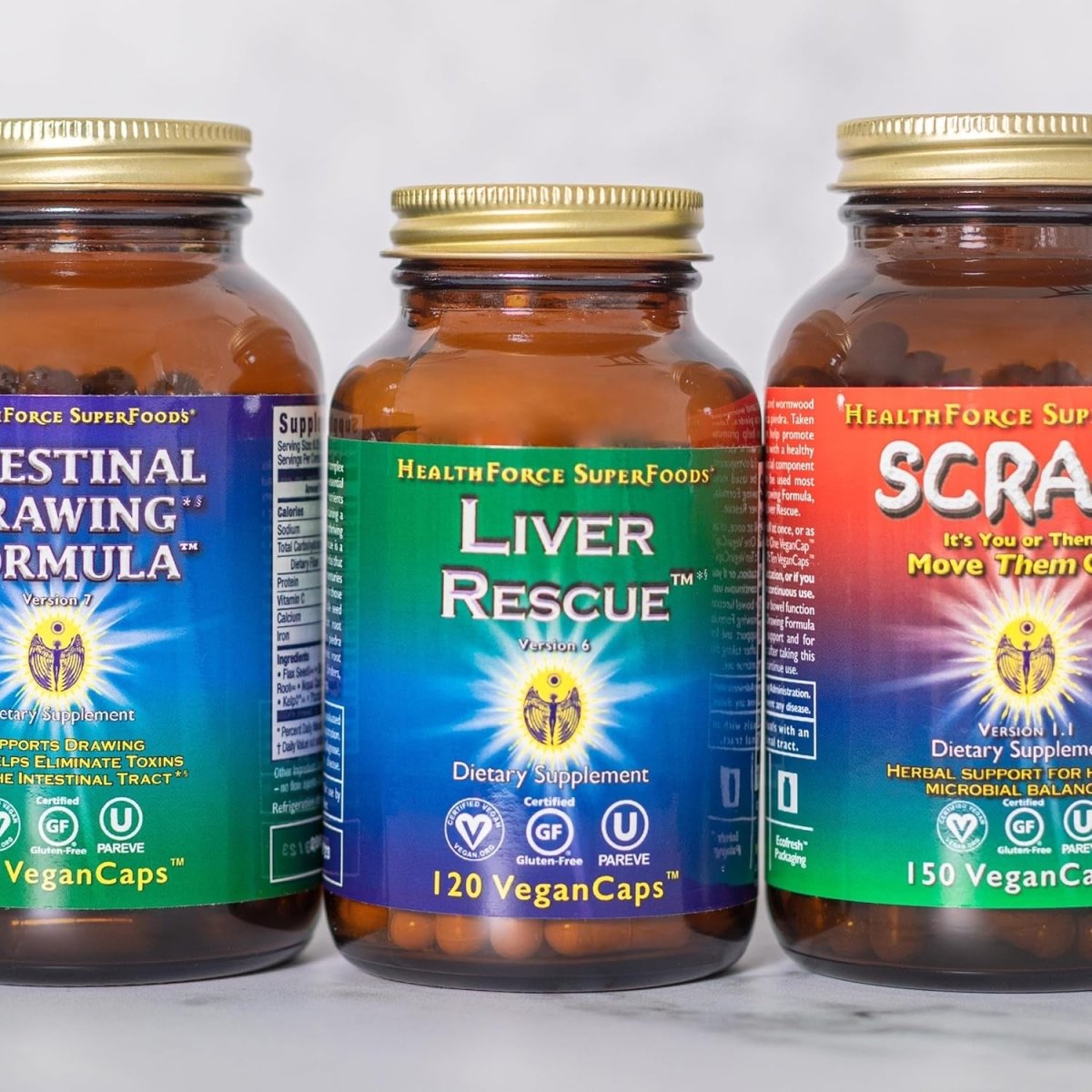 Healthforce Superfoods Liver Rescue - Natural Liver Cleanse (120 Capsules) - Suppviv