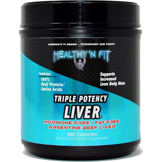 Healthy 'N Fit Triple Potency Desiccated Beef Liver (500 Capsules) - Suppviv