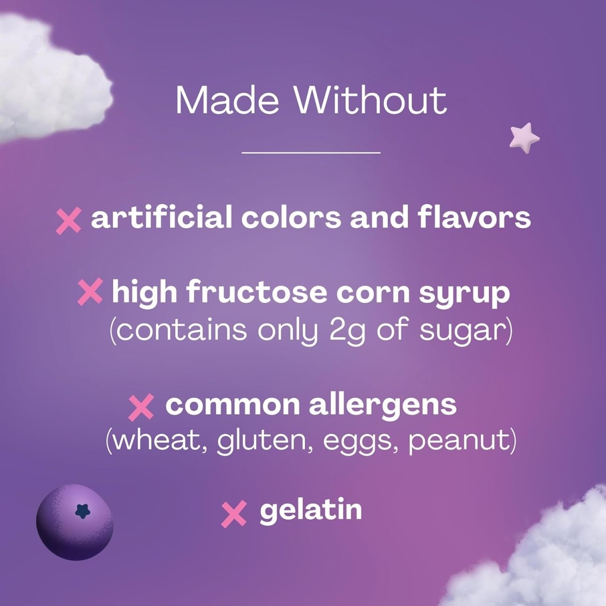 Hello Bello Adult Sleep Smart Vegan Gummies with 5Mg Melatonin – Mixed Berry - 60Ct - Suppviv