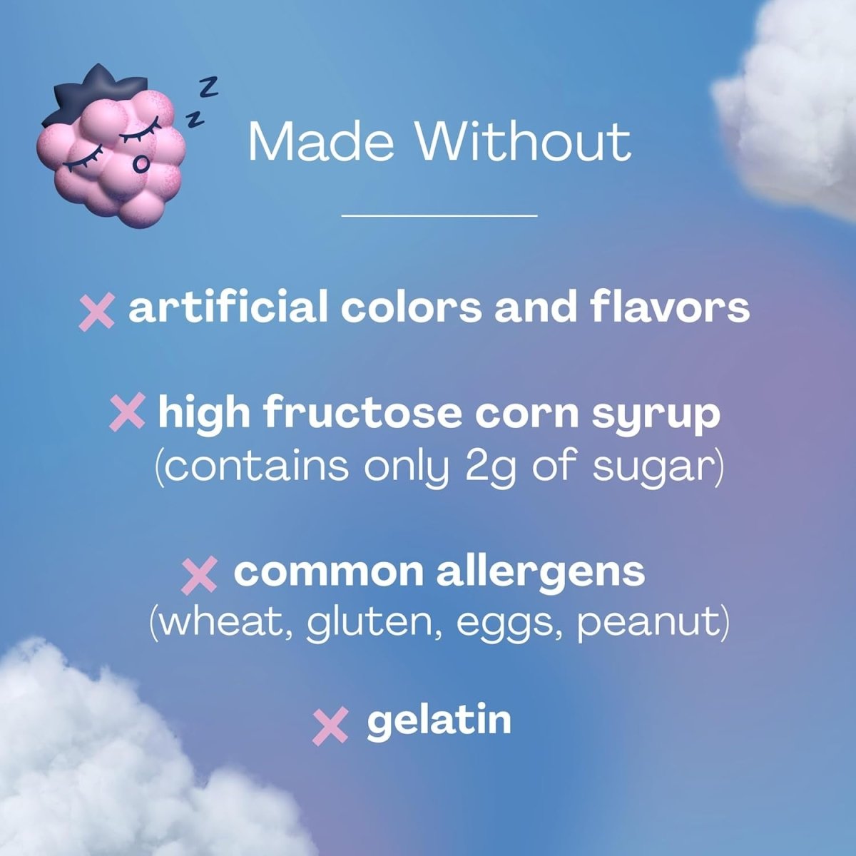 Hello Bello Kids’ Sleep Smart Vegan Gummies with 1Mg Melatonin - Very Berry - 60Ct - Suppviv