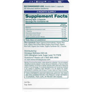 Himalaya Hello Zzzs with GABA, L - Theanine and Melatonin 3Mg 60 Capsules - Suppviv