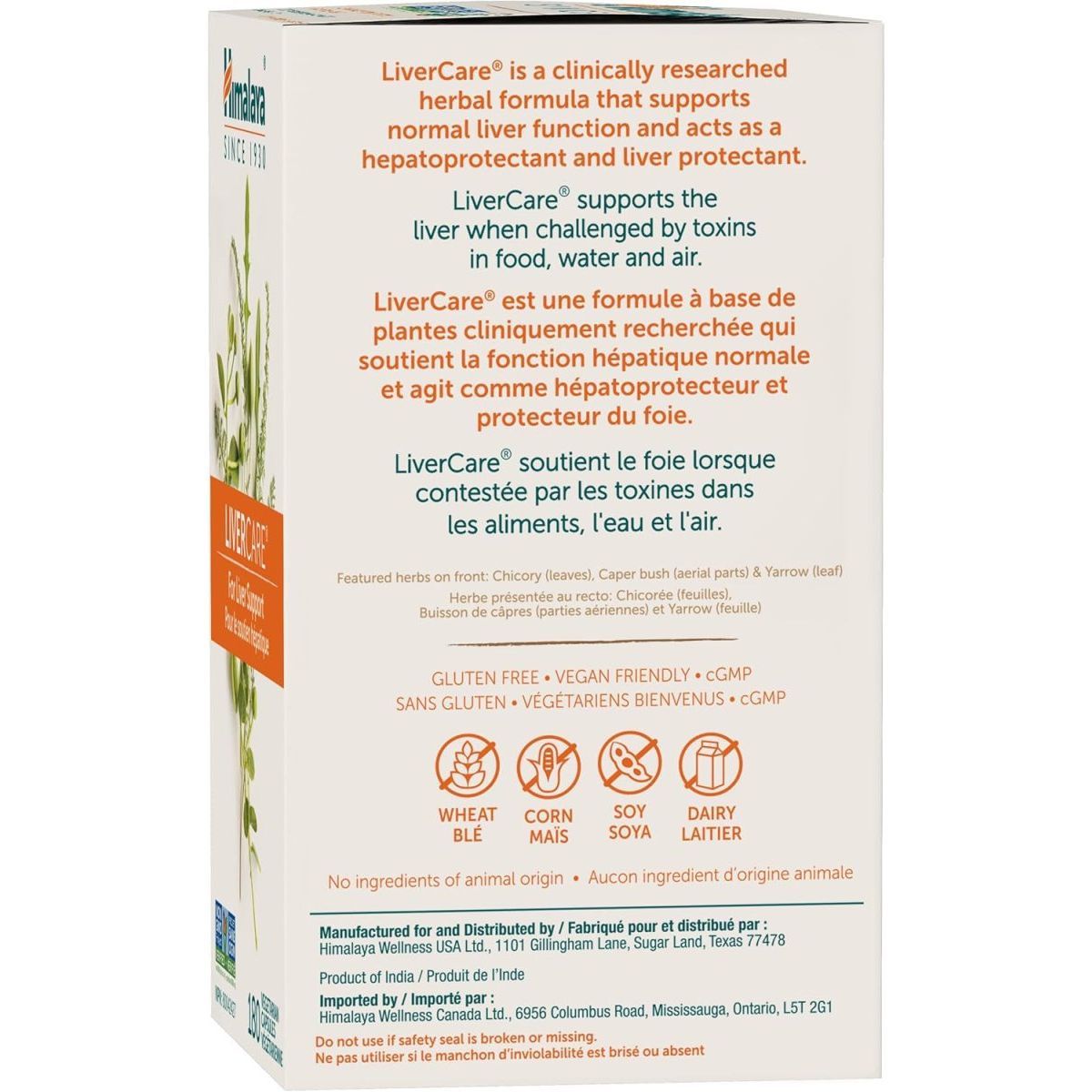 Himalaya Livercare Herbal Supplement Liver Cleanse 375 Mg 180 Capsules 90 Day Supply - Suppviv