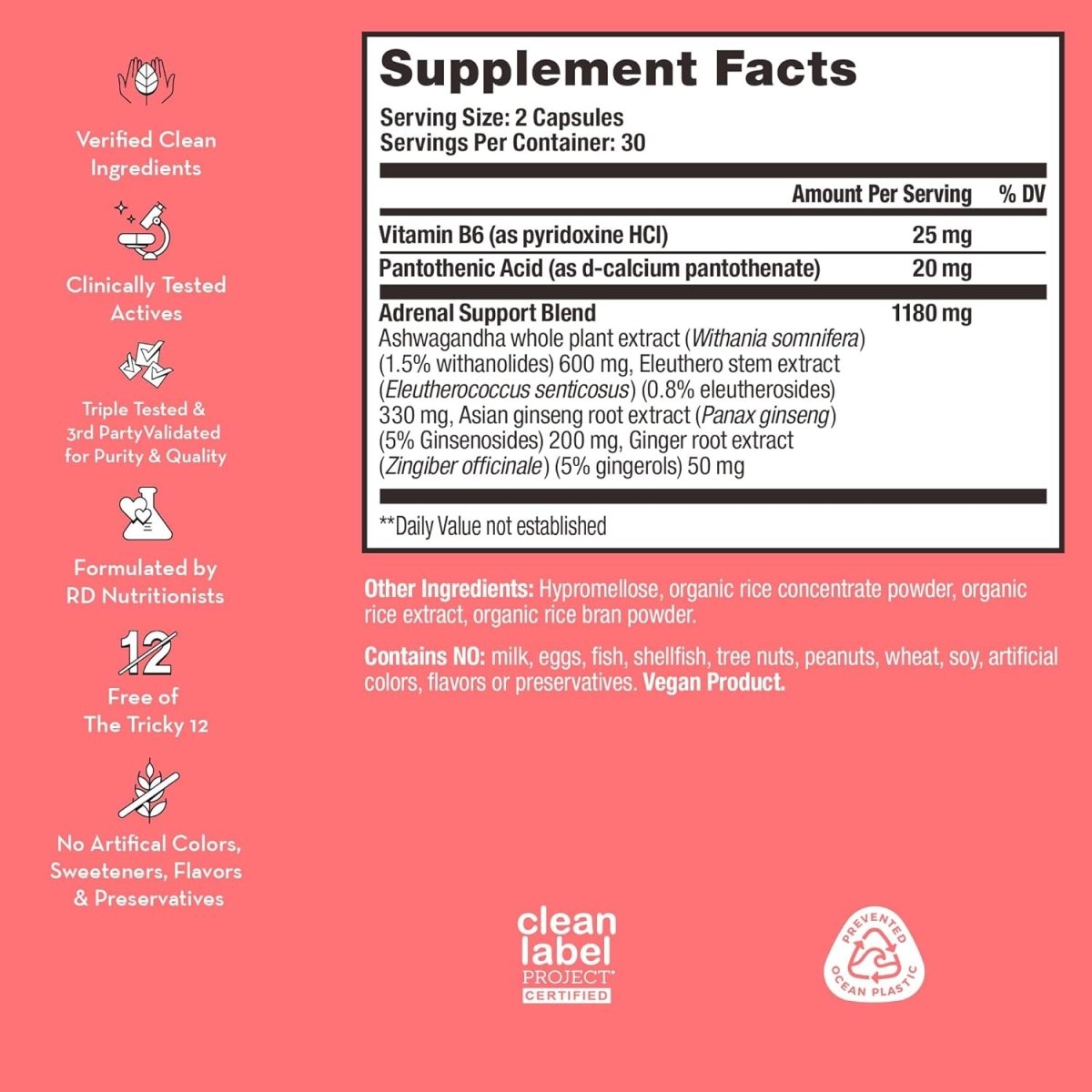 HUM Uber Energy - Adrenal & Energy Support Supplement with Ashwagandha Root & B Vitamins - (60 - Count) - Suppviv