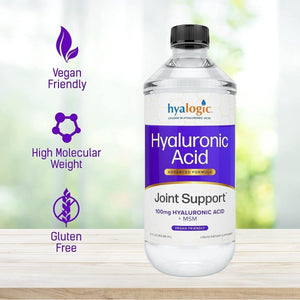 Hyalogic Hyaluronic Acid Joint Support Supplement (12 Oz) Advanced Formula Joint Supplement - Suppviv