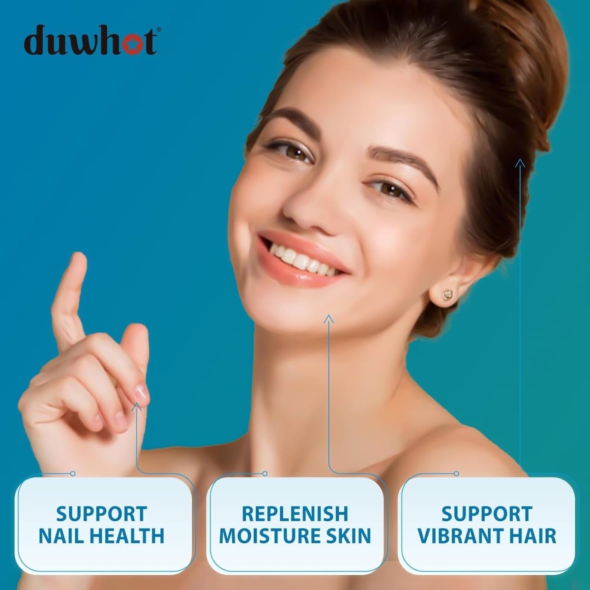 Hyaluronic Acid Gummies for Glowing Skin, Joints & Eyes,60 Chewables - Suppviv