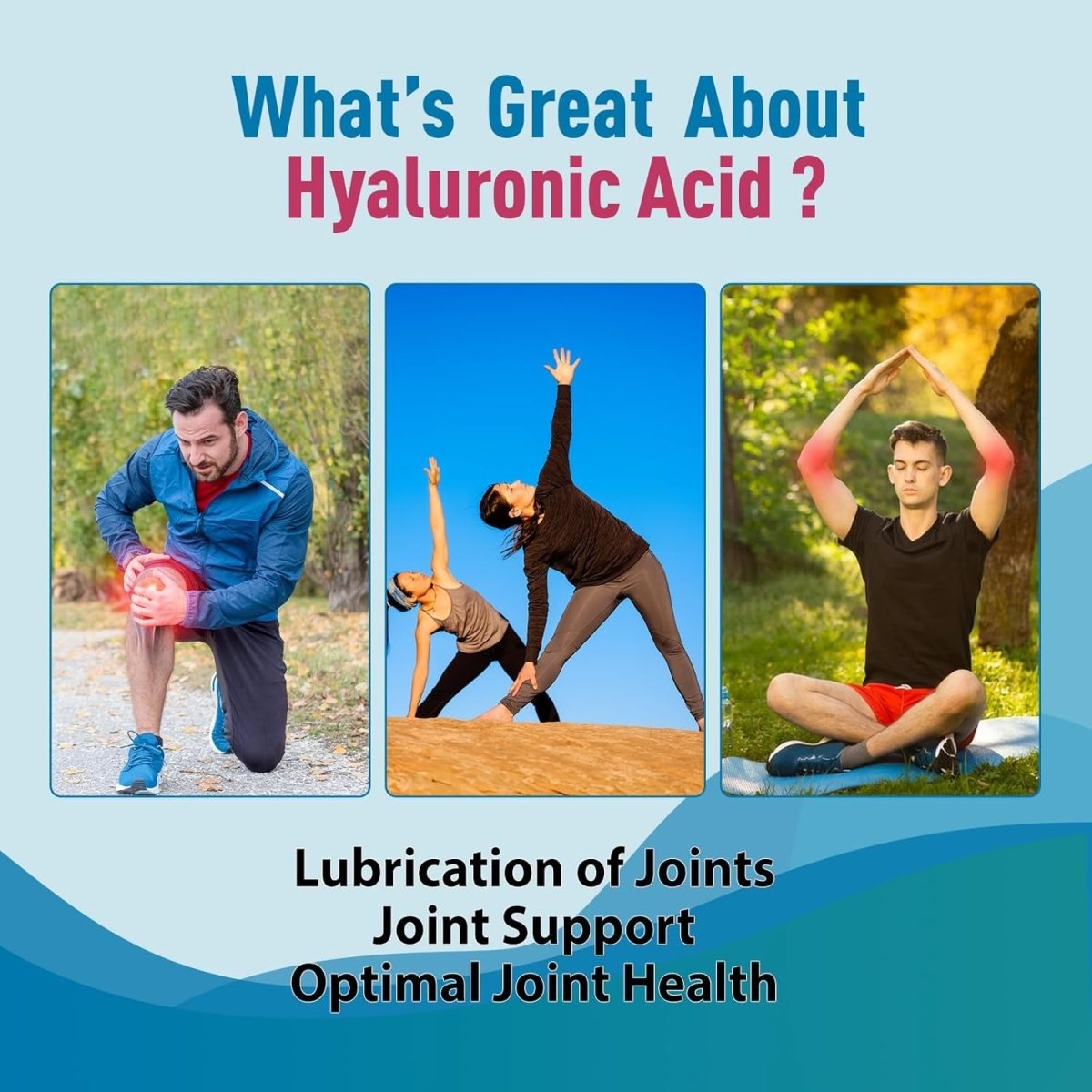 Hyaluronic Acid Gummies for Glowing Skin, Joints & Eyes,60 Chewables - Suppviv