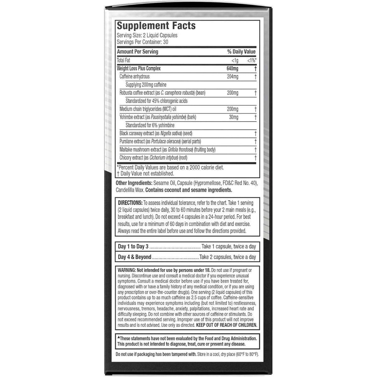 Hydroxycut Advanced - 60 Rapid - Release Liquid Capsules - Thermogenic Calorie Burn, Maximize Energy - Suppviv