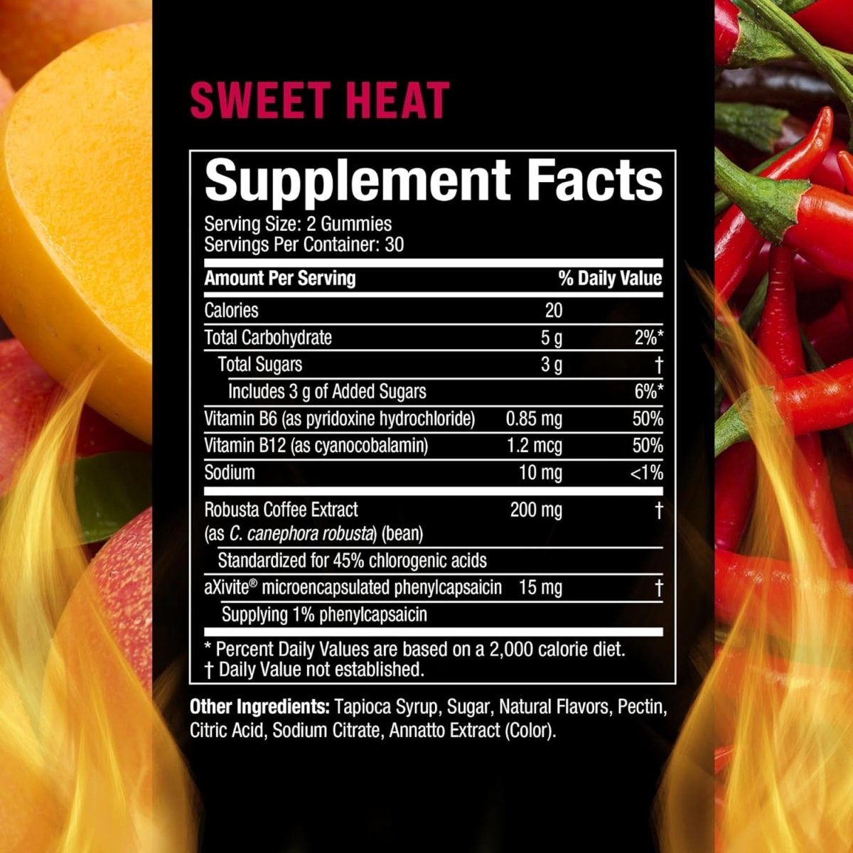 Hydroxycut Hardcore Ultra Shred Gummies, Sweet Heat - 99% Stimulant Free - Suppviv