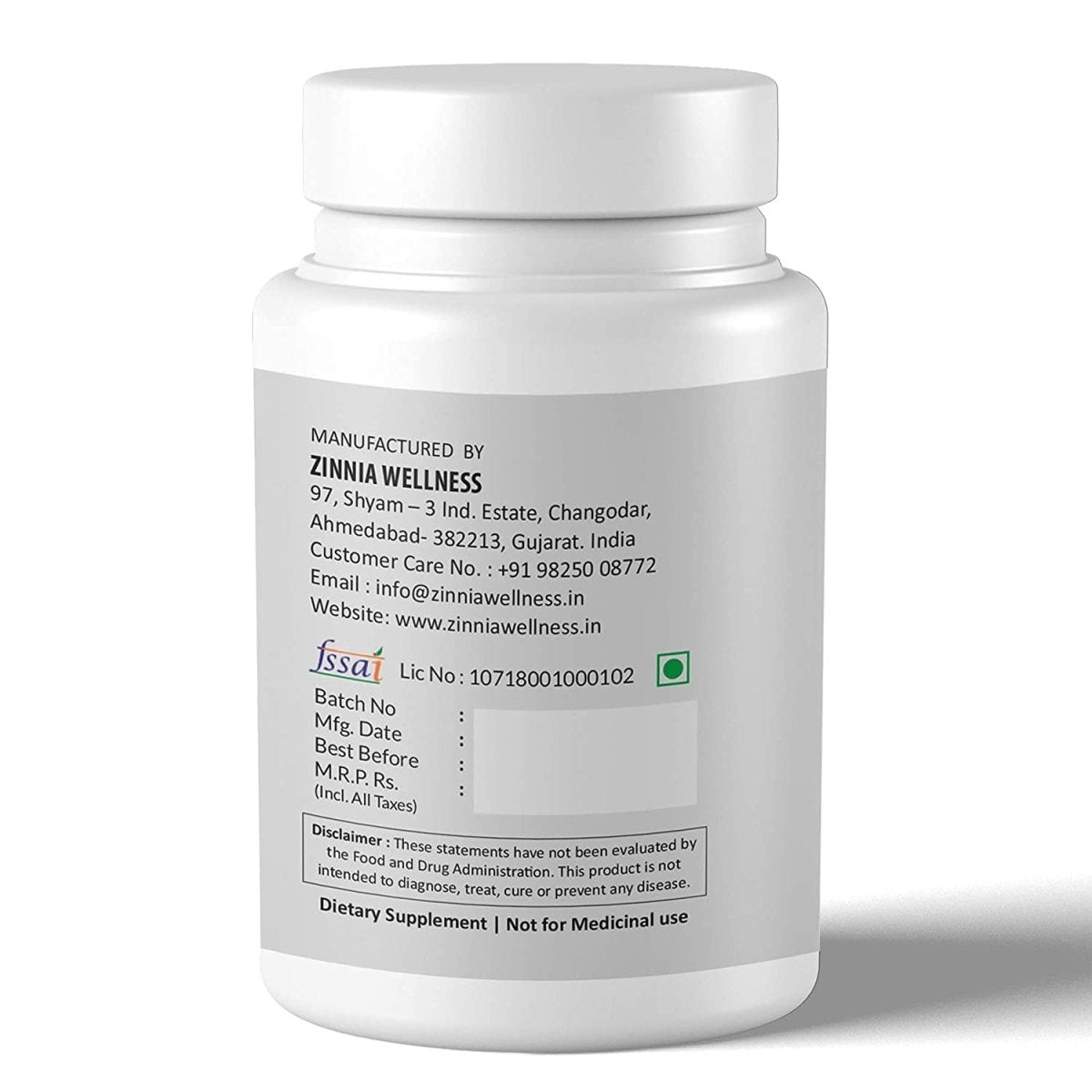 Ifra Zinnia Kutki Extract for Healthy Liver Function - 60 Ct 1 PACK - Suppviv