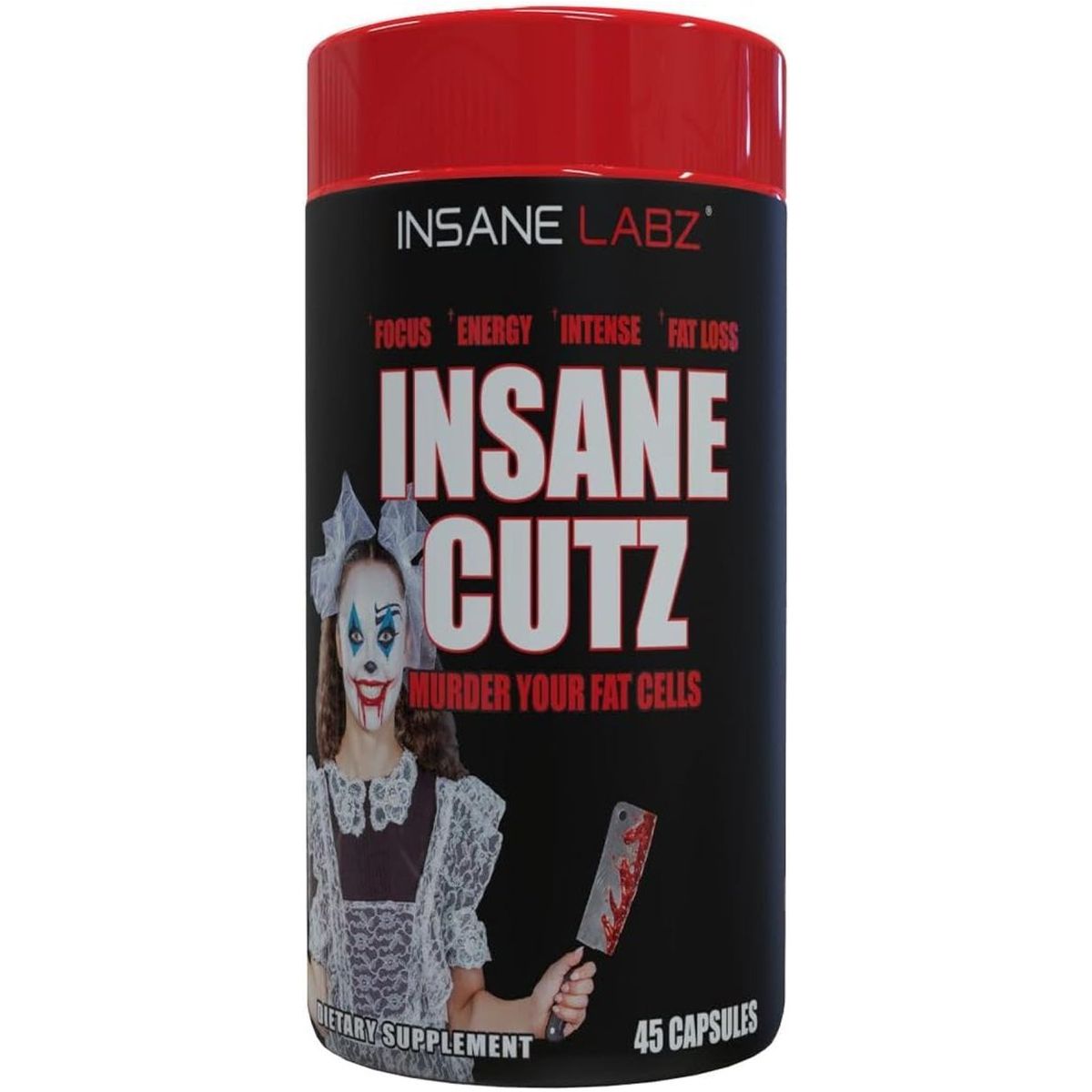 Insane Labz Insane Cutz Intense Fat Burner for Men & Women (45 Capsules) - Suppviv