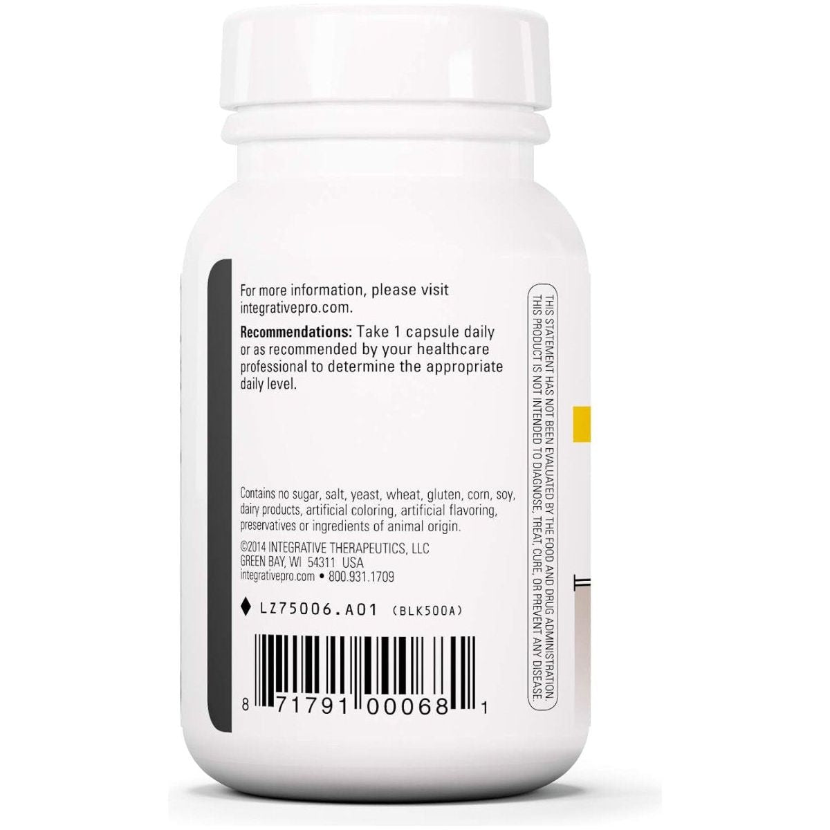Integrative Therapeutics DHEA - 5 - Gluten Free - Dairy Free - Vegan - 60 Capsules - Suppviv