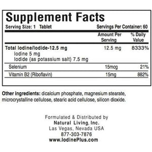 Iodine plus 2 - Thyroid M.D.'S 2 Month Supply - 60 Tablets - Suppviv