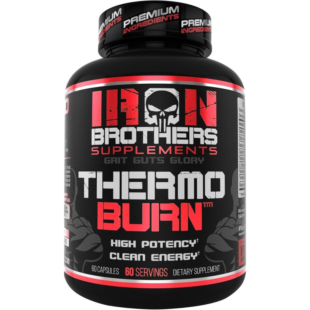 Iron Brothers Supplements Fat Burner & Hardcore Weight Loss Pills for Women & Men 1 PACK - Suppviv