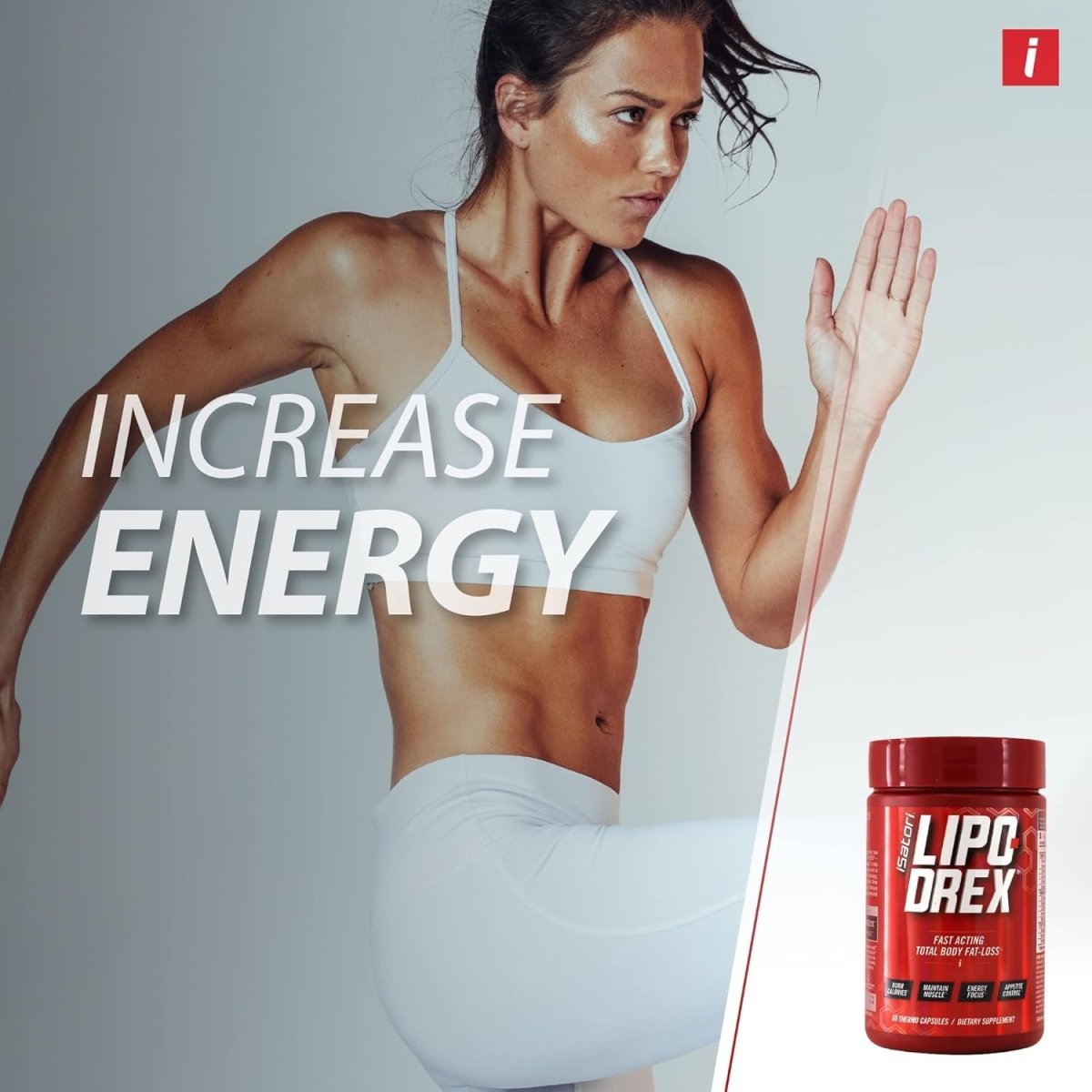 Isatori Lipo - Drex Fat Loss Thermogenic Formula - for Men and Women - 60 Capsules - Suppviv