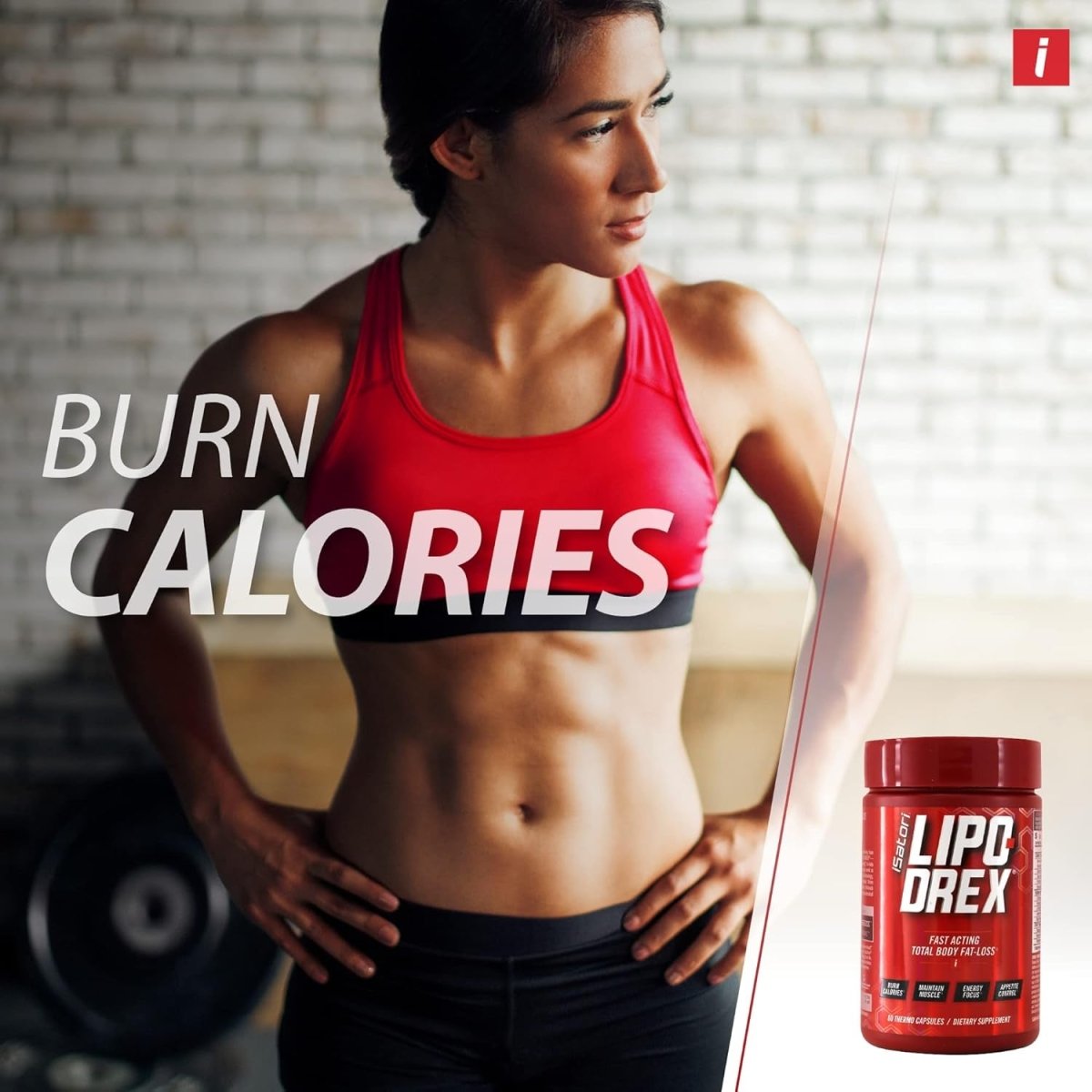 Isatori Lipo - Drex Fat Loss Thermogenic Formula - for Men and Women - 60 Capsules - Suppviv