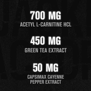 Jacked Factory Burn XT Black Thermogenic Fat Burner - 90 Veg Diet Pills - Suppviv