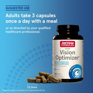 Jarrow Formulas Vision Optimizer Veggie Capsules - 180 Count - Suppviv