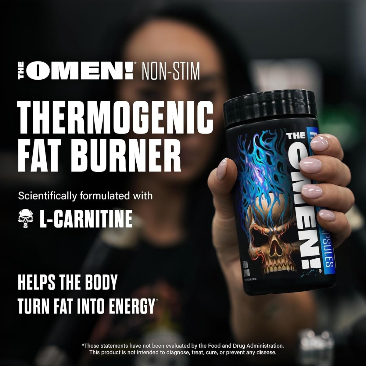 JNX SPORTS the Omen! Non - Stimulant Thermogenic Fat Burner Metabolism Booster for Men & Women | 100 Capsules - Suppviv