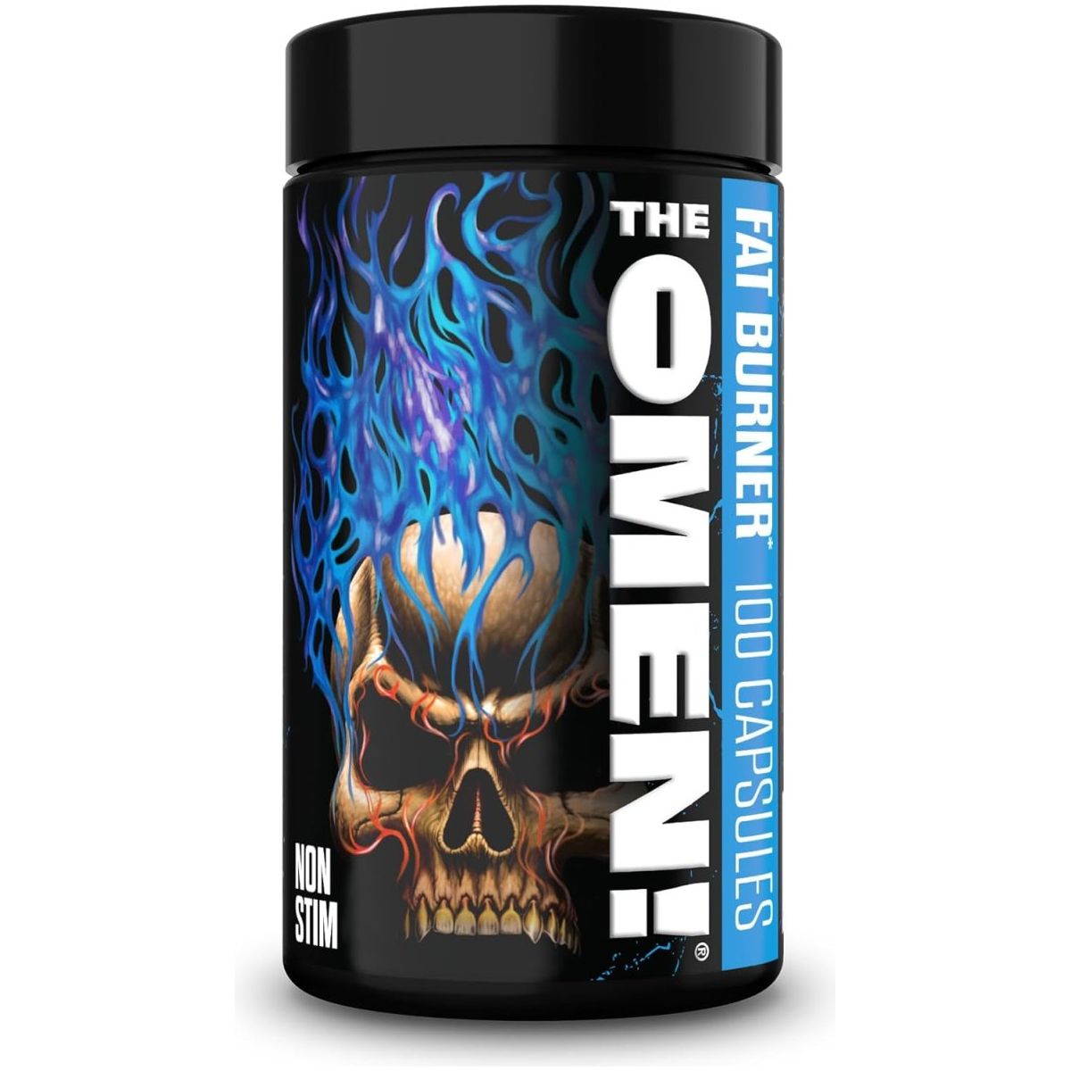 JNX SPORTS the Omen! Non - Stimulant Thermogenic Fat Burner Metabolism Booster for Men & Women | 100 Capsules - Suppviv