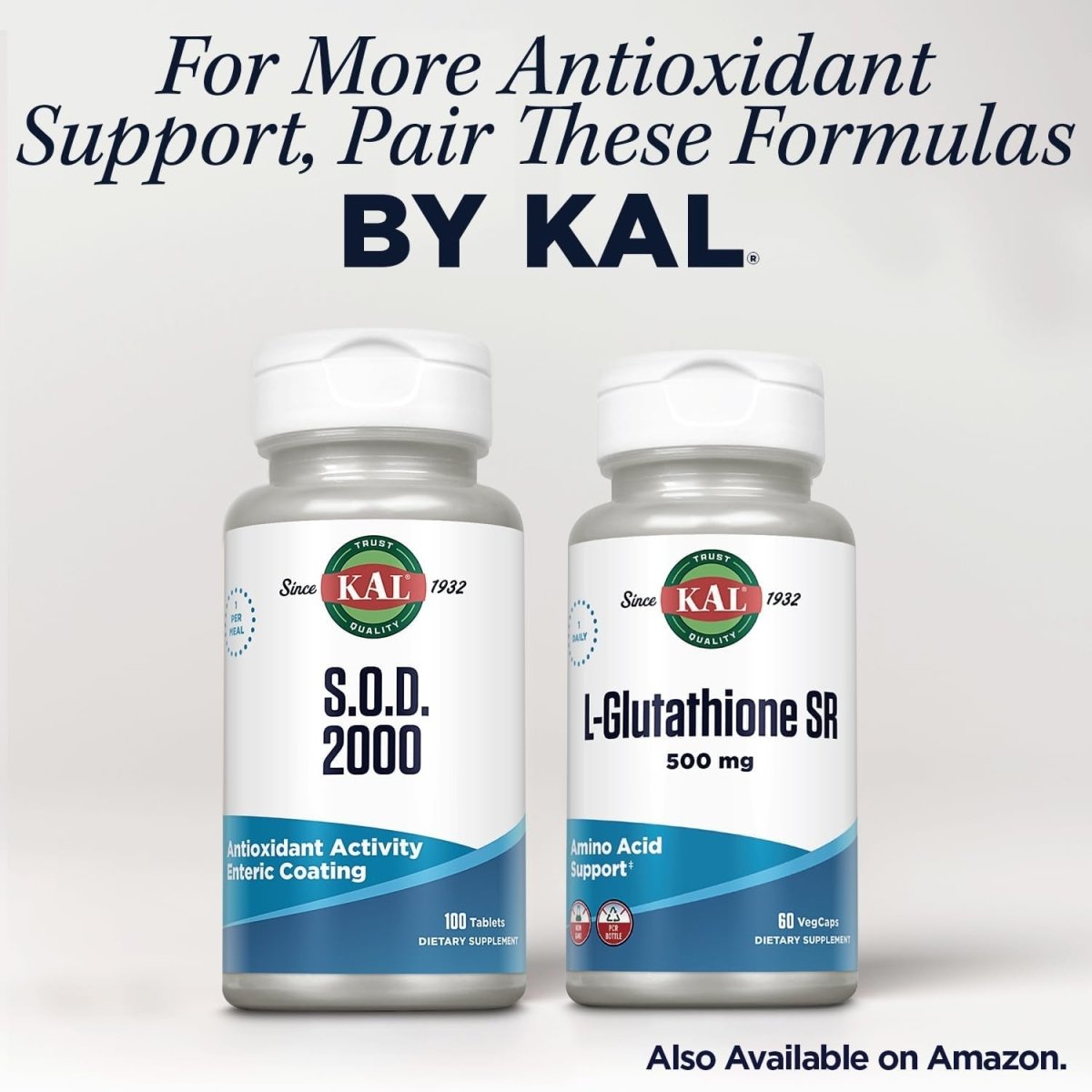 KAL S.O.D. 2000 Antioxidant - Beef Liver Source 100 Tablets - Suppviv