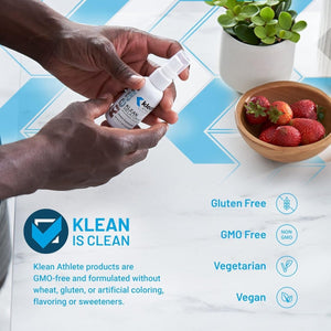 Klean ATHLETE Klean Melatonin - Sleep Supplement Raspberry Lemonade Flavor | 1.7 Ounces Liquid Spray - Suppviv