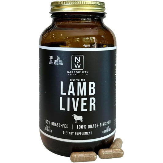 Lamb Liver Regeneratively Raised in New Zealand (180 Capsules) - Suppviv