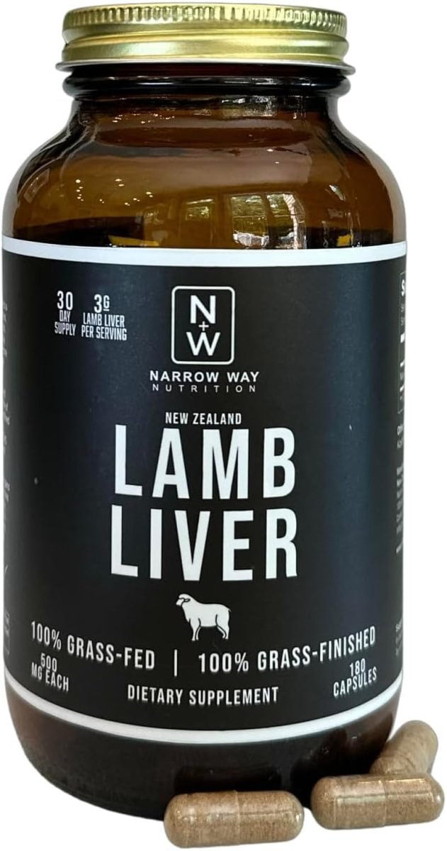 Lamb Liver Regeneratively Raised in New Zealand (180 Capsules) - Suppviv