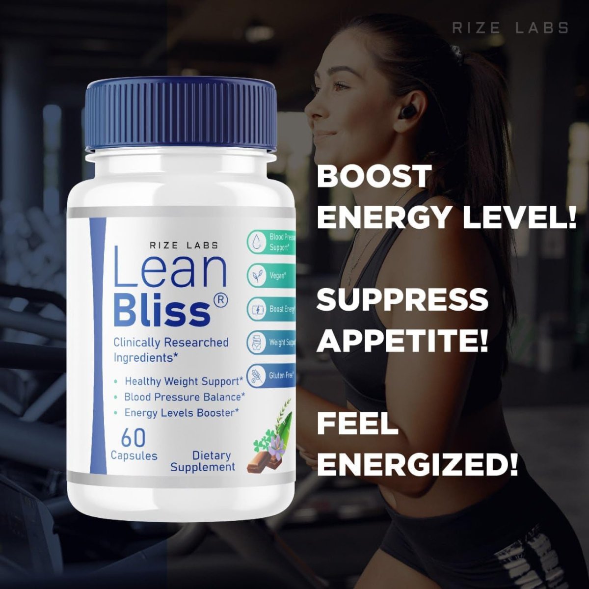 Lean Bliss Weight Loss Pills & Fat Burning Formula (60 Capsules) - Suppviv
