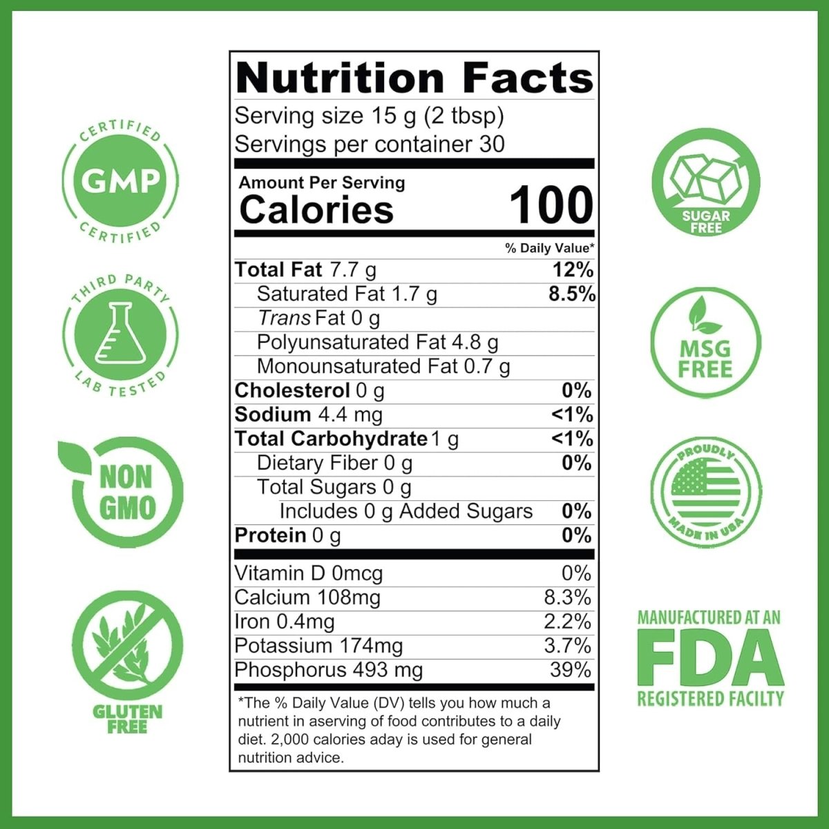 Lecithin Granules Supplement | Lactation Support, Immune Function & Support Brain Health, 16 Oz - Suppviv